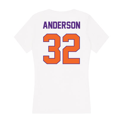 Clemson - NCAA Football : Jamal Anderson - Women's V-Neck T-Shirt-1