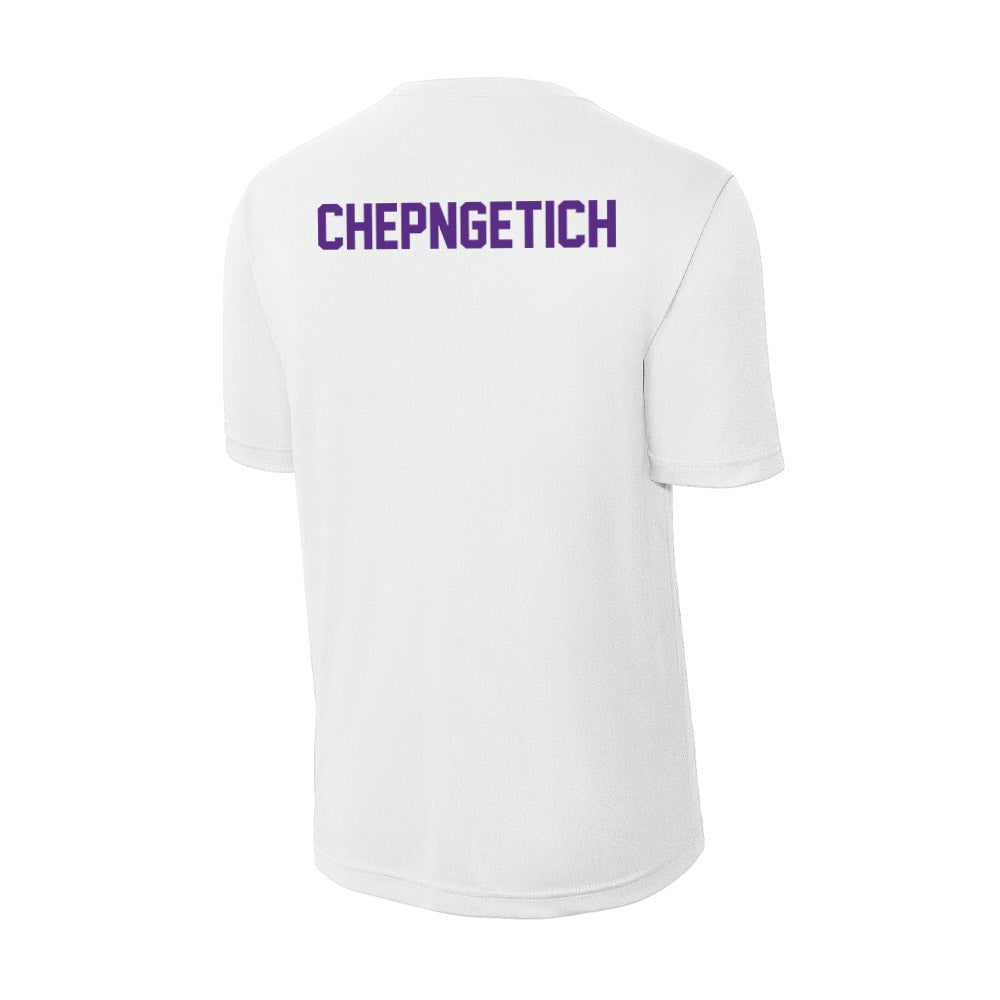 Clemson - NCAA Women's Track & Field : Gladys Chepngetich - Activewear T-Shirt-1