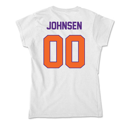 Clemson - NCAA Softball : Jordyn Johnsen - Soft Style Women’s T-Shirt-1