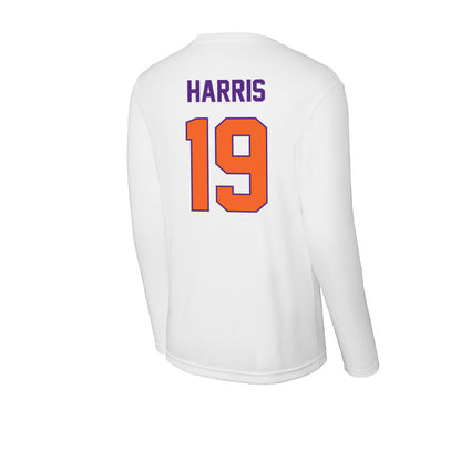 Clemson - NCAA Women's Soccer : Juju Harris - Activewear Long Sleeve T-Shirt-1