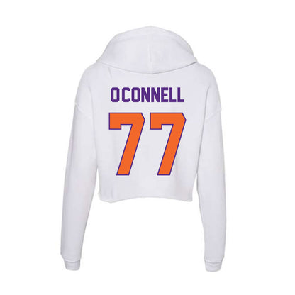 Clemson - NCAA Football : Ronan O'Connell - Women's Crop Fleece Hoodie-1