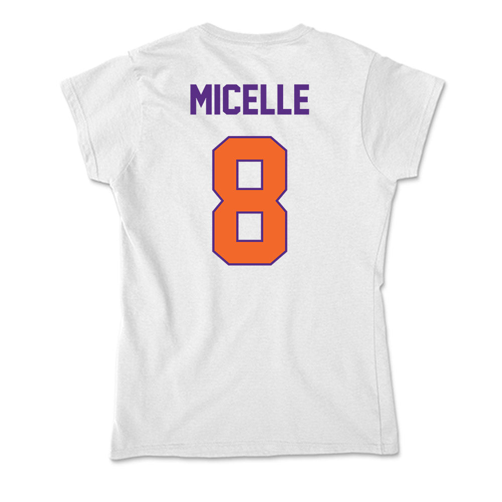 Clemson - NCAA Women's Volleyball : Becca Micelle Micelle - Soft Style Women’s T-Shirt-1