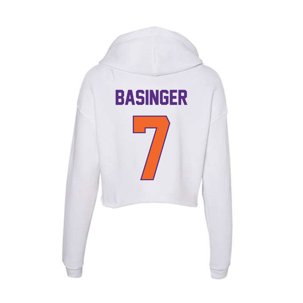 Clemson - NCAA Softball : Reese Basinger - Women's Crop Fleece Hoodie-1