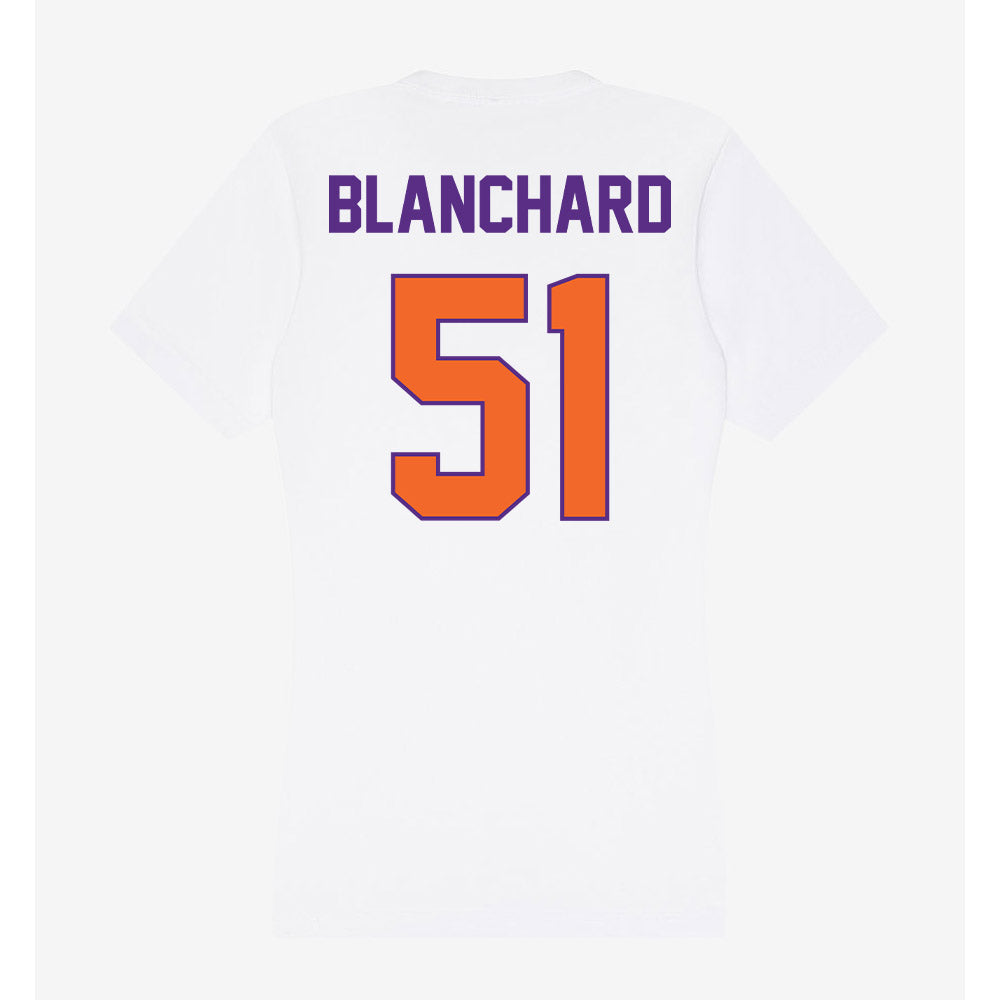 Clemson - NCAA Football : Gavin Blanchard - Women's V-Neck T-Shirt-1