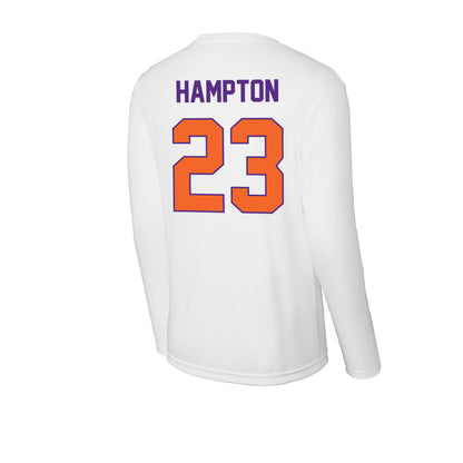 Clemson - NCAA Football : Ashton Hampton - Activewear Long Sleeve T-Shirt-1