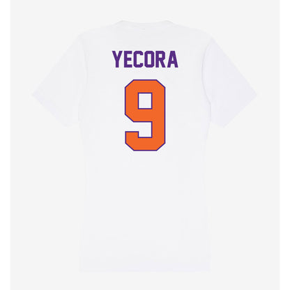 Clemson - NCAA Women's Tennis : Candela Yecora - Women's V-Neck T-Shirt-1