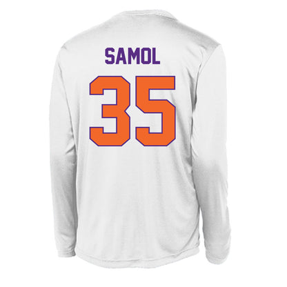 Clemson - NCAA Baseball : Noah Samol - Activewear Long Sleeve T-Shirt