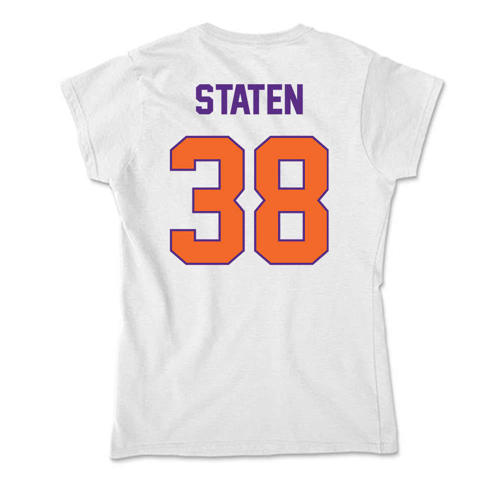 Clemson - NCAA Football : Dominic Staten - Soft Style Women’s T-Shirt-1