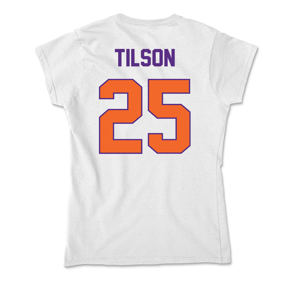 Clemson - NCAA Women's Lacrosse : Emma Tilson - Soft Style Women’s T-Shirt-1