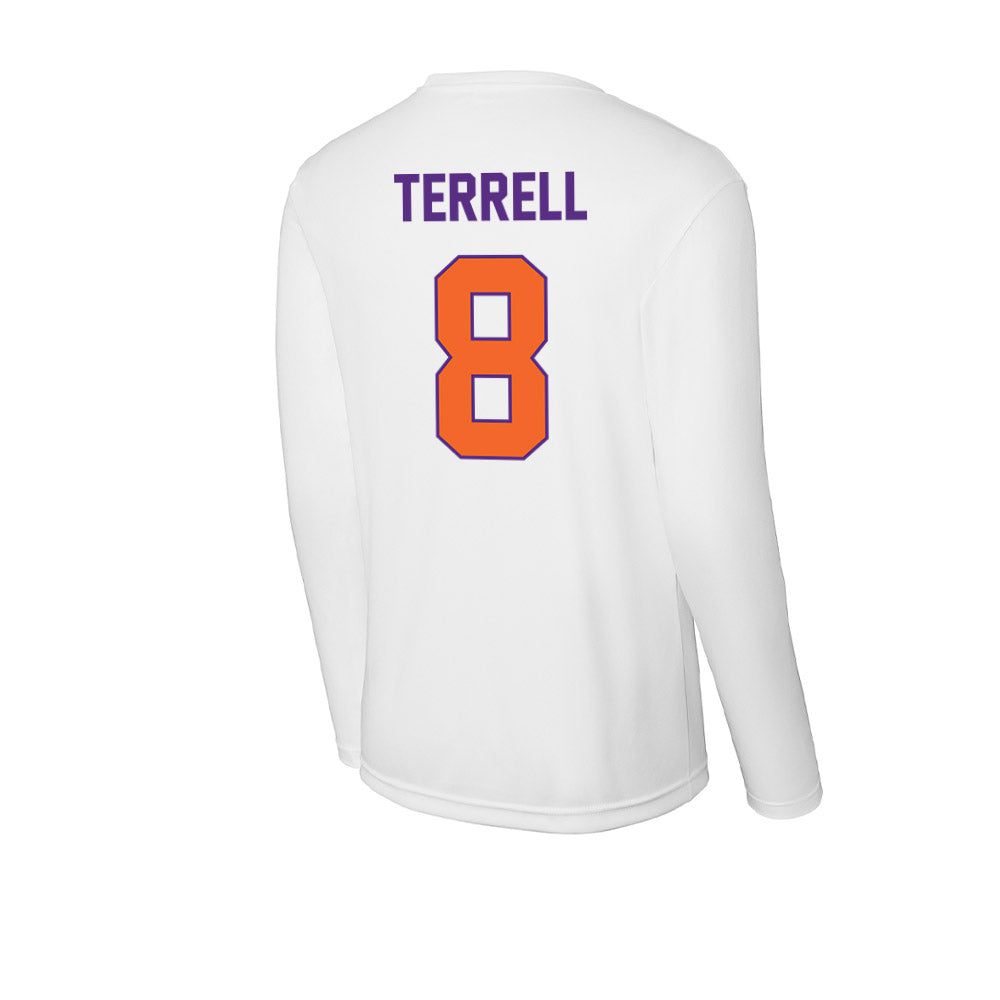 Clemson - NCAA Football : Avieon Terrell - Activewear Long Sleeve T-Shirt-1