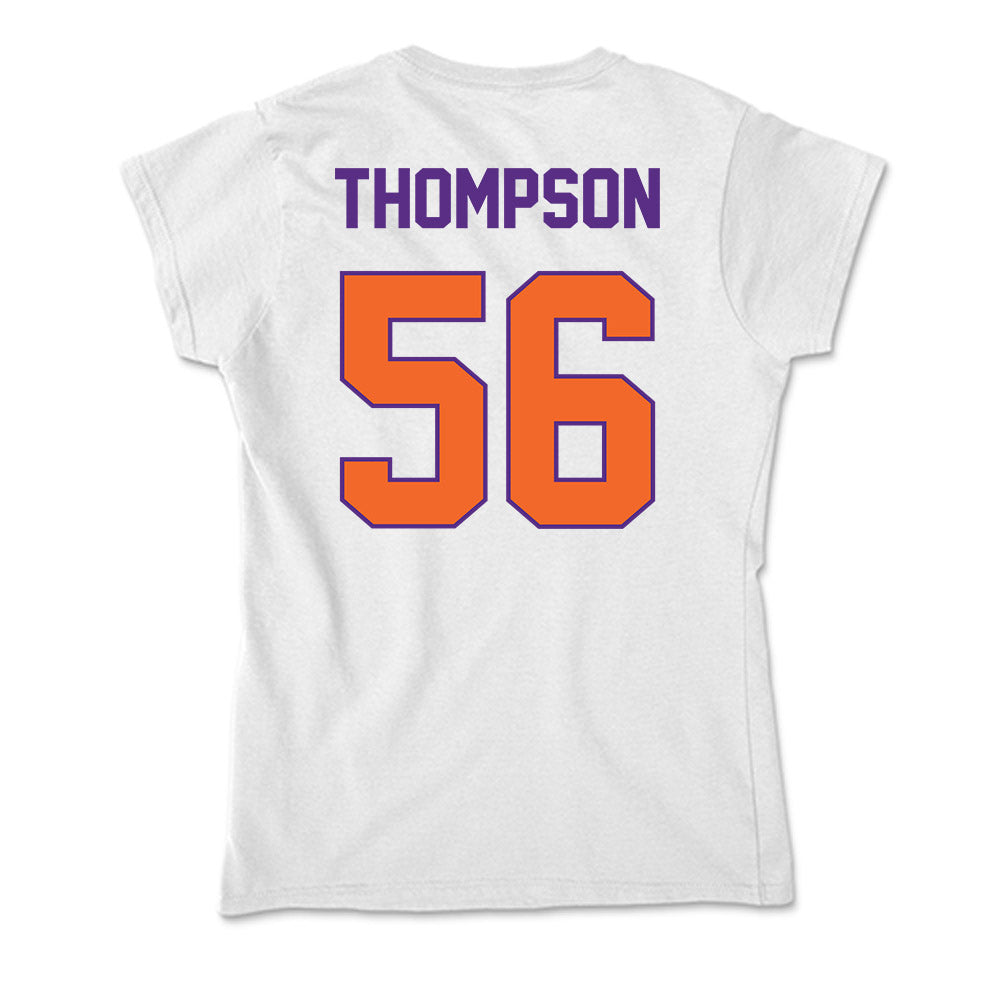 Clemson - NCAA Football : Champ Thompson - Soft Style Women’s T-Shirt-1