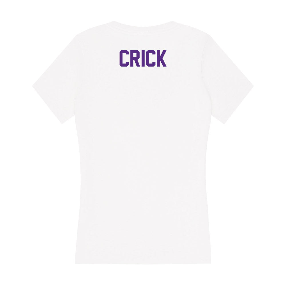 Clemson - NCAA Men's Track & Field : Charlie Crick - Women's V-Neck T-Shirt-1