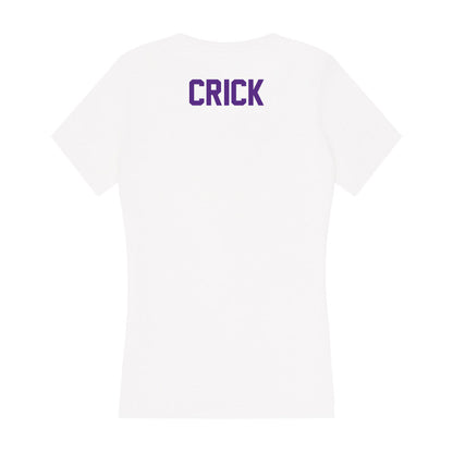 Clemson - NCAA Men's Track & Field : Charlie Crick - Women's V-Neck T-Shirt-1