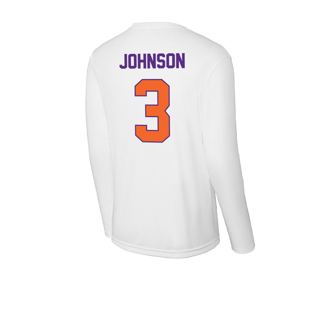 Clemson - NCAA Softball : Kylee Johnson - Activewear Long Sleeve T-Shirt-1