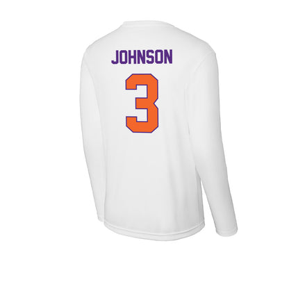 Clemson - NCAA Softball : Kylee Johnson - Activewear Long Sleeve T-Shirt-1