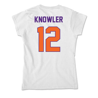 Clemson - NCAA Softball : Julia Knowler - Soft Style Women’s T-Shirt-1