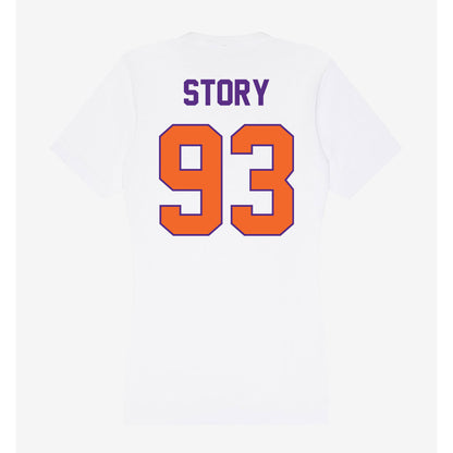Clemson - NCAA Football : Caden Story - Women's V-Neck T-Shirt-1