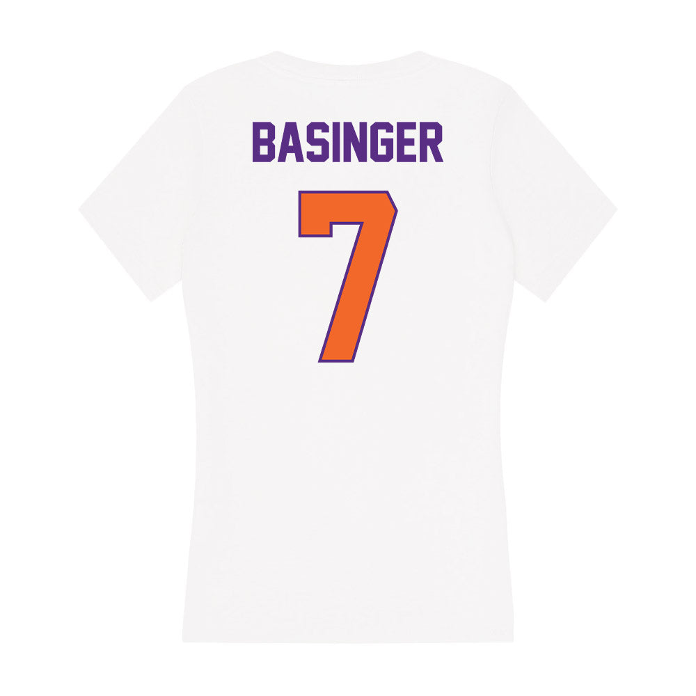 Clemson - NCAA Softball : Reese Basinger - Women's V-Neck T-Shirt-1