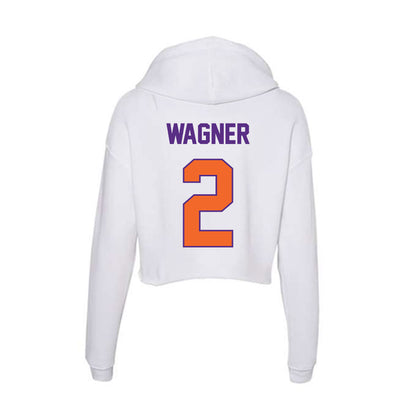 Clemson - NCAA Women's Volleyball : Kennedy Wagner - Women's Crop Fleece Hoodie-1
