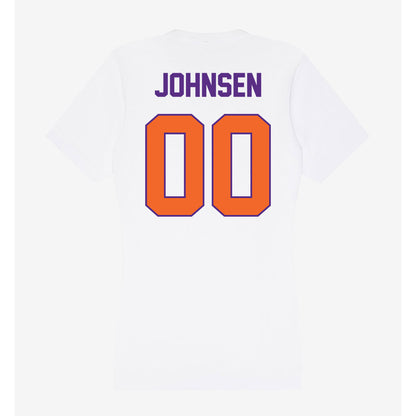 Clemson - NCAA Softball : Jordyn Johnsen - Women's V-Neck T-Shirt-1