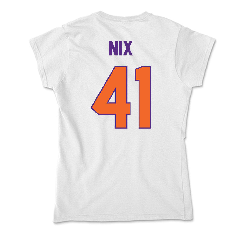 Clemson - NCAA Football : Caleb Nix - Soft Style Women’s T-Shirt-1