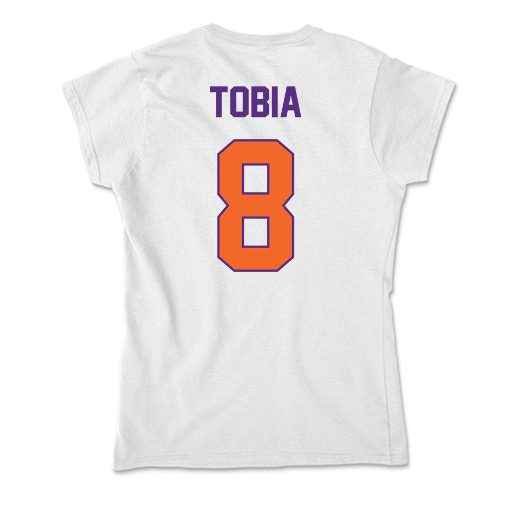 Clemson - NCAA Women's Soccer : Jenna Tobia - Soft Style Women’s T-Shirt-1