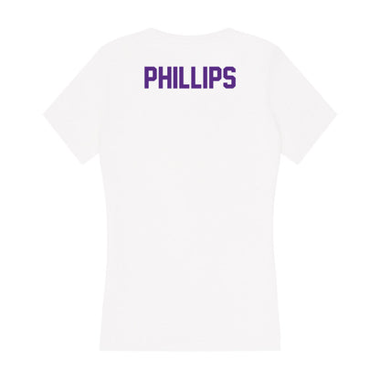 Clemson - NCAA Men's Track & Field : Matthew Phillips - Women's V-Neck T-Shirt-1