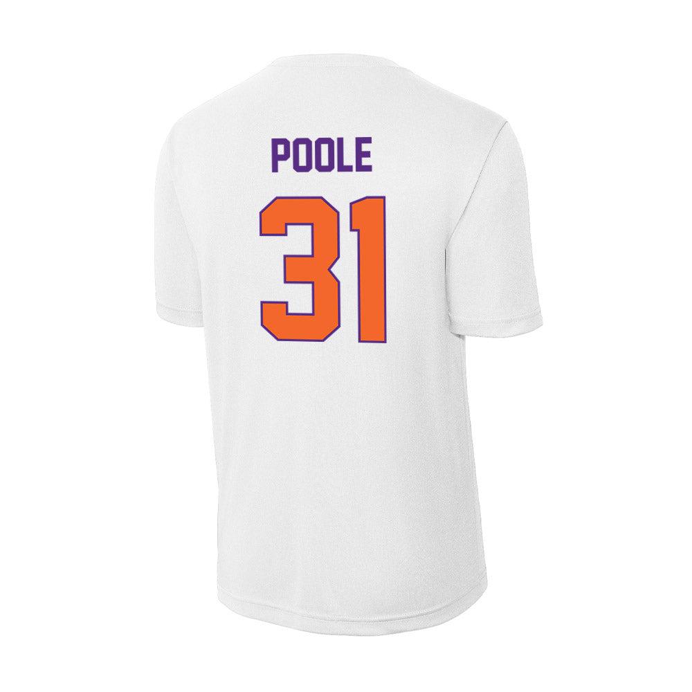 Clemson - NCAA Women's Basketball : Anya Poole - Activewear T-Shirt-1