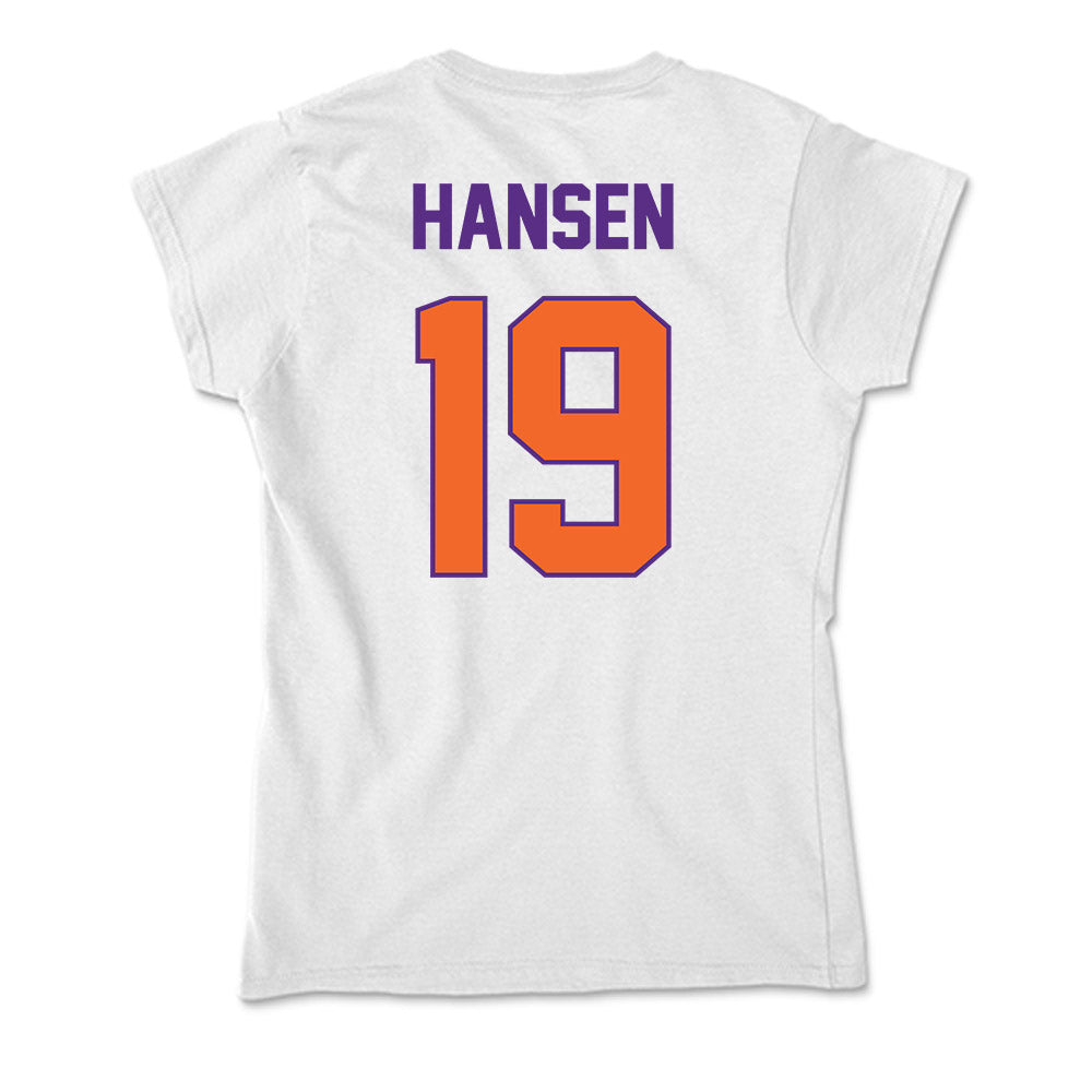 Clemson - NCAA Women's Volleyball : Kate Hansen - Soft Style Women’s T-Shirt-1