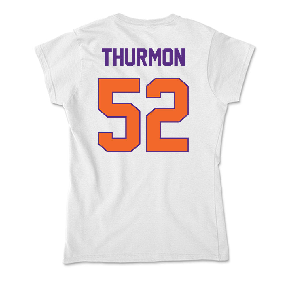 Clemson - NCAA Football : Elyjah Thurmon - Soft Style Women’s T-Shirt-1