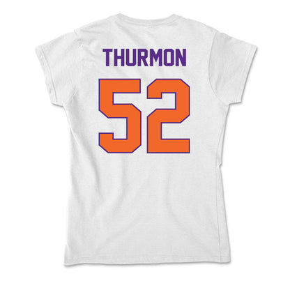 Clemson - NCAA Football : Elyjah Thurmon - Soft Style Women’s T-Shirt-1