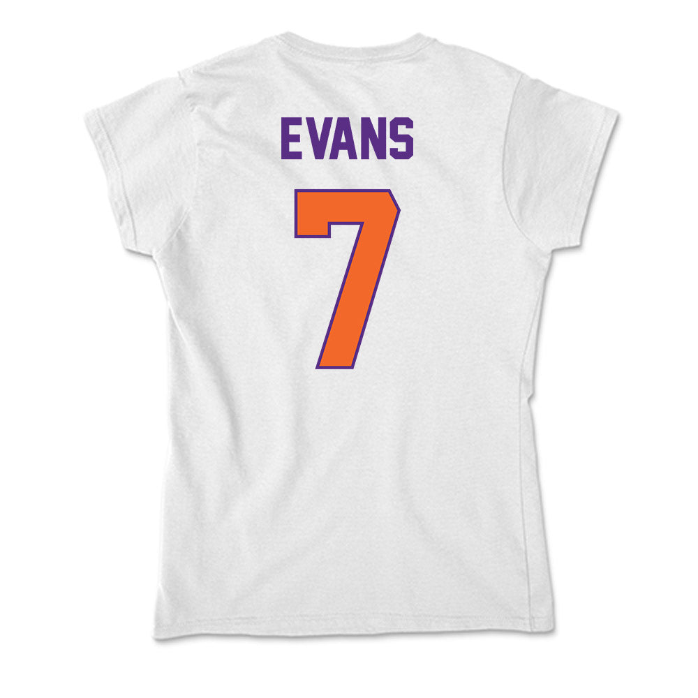 Clemson - NCAA Women's Basketball : Summah Evans - Soft Style Women’s T-Shirt-1