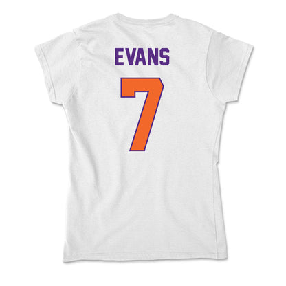 Clemson - NCAA Women's Basketball : Summah Evans - Soft Style Women’s T-Shirt-1