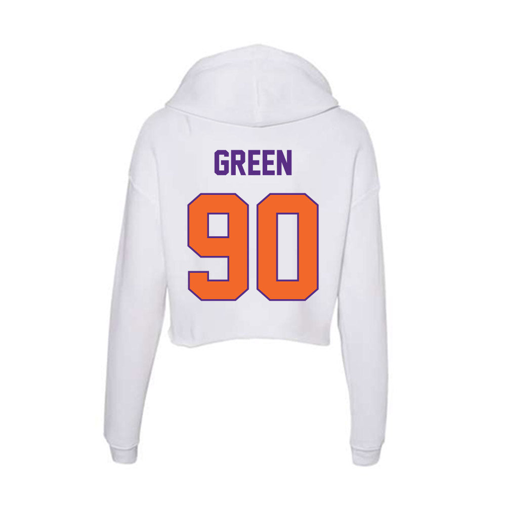 Clemson - NCAA Football : Stephiylan Green - Women's Crop Fleece Hoodie-1