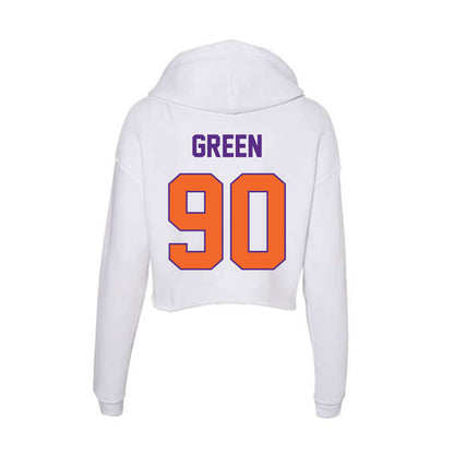 Clemson - NCAA Football : Stephiylan Green - Women's Crop Fleece Hoodie-1