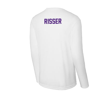 Clemson - NCAA Men's Track & Field : Drake Risser - Activewear Long Sleeve T-Shirt-1