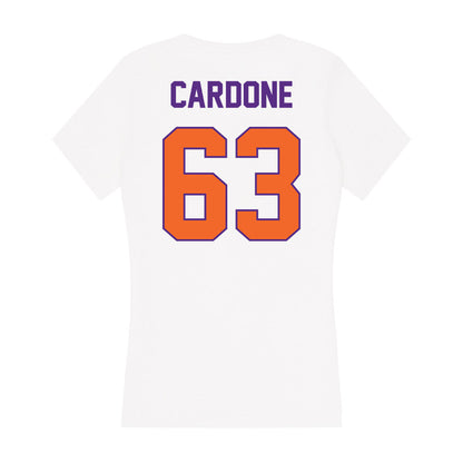 Clemson - NCAA Football : Dominic Cardone - Women's V-Neck T-Shirt-1