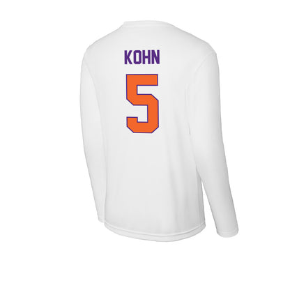 Clemson - NCAA Women's Basketball : Hannah Kohn - Activewear Long Sleeve T-Shirt