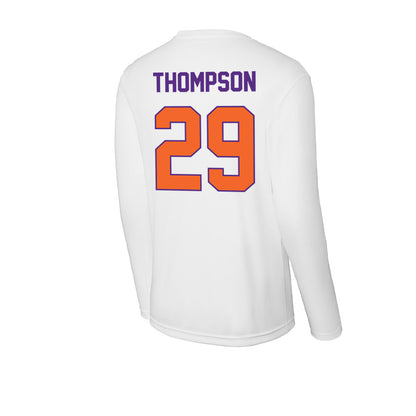 Clemson - NCAA Women's Soccer : Jordan Thompson - Activewear Long Sleeve T-Shirt-1