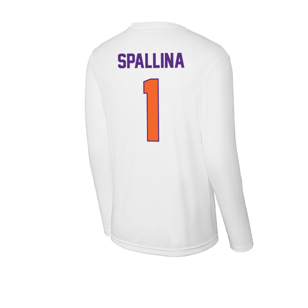 Clemson - NCAA Women's Lacrosse : Alexa s Spallina - Activewear Long Sleeve T-Shirt-1