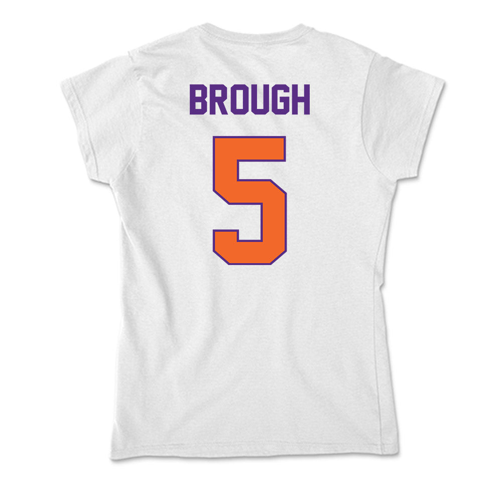 Clemson - NCAA Women's Soccer : Emily Brough - Soft Style Women’s T-Shirt-1