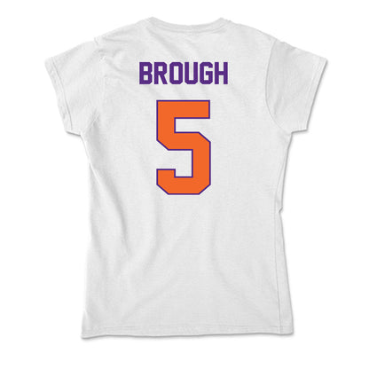 Clemson - NCAA Women's Soccer : Emily Brough - Soft Style Women’s T-Shirt-1