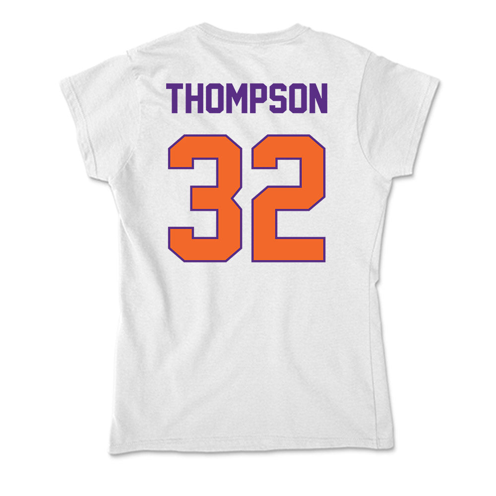 Clemson - NCAA Women's Basketball : Raven Thompson - Soft Style Women’s T-Shirt-1