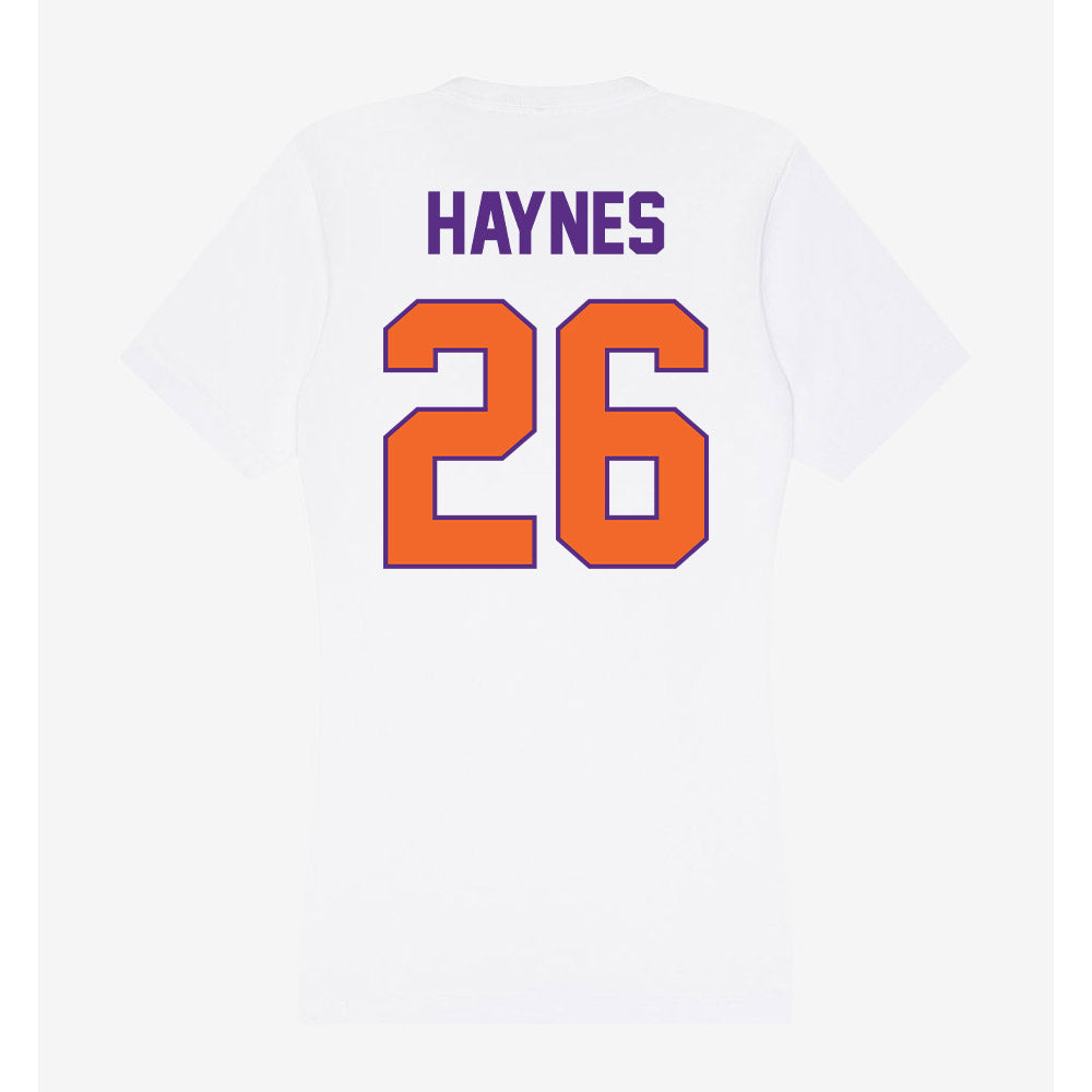 Clemson - NCAA Football : Jay Haynes - Women's V-Neck T-Shirt-1