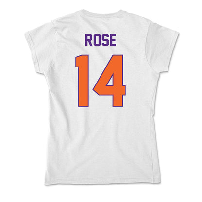 Clemson - NCAA Women's Basketball : Rachael Rose - Soft Style Women’s T-Shirt-1