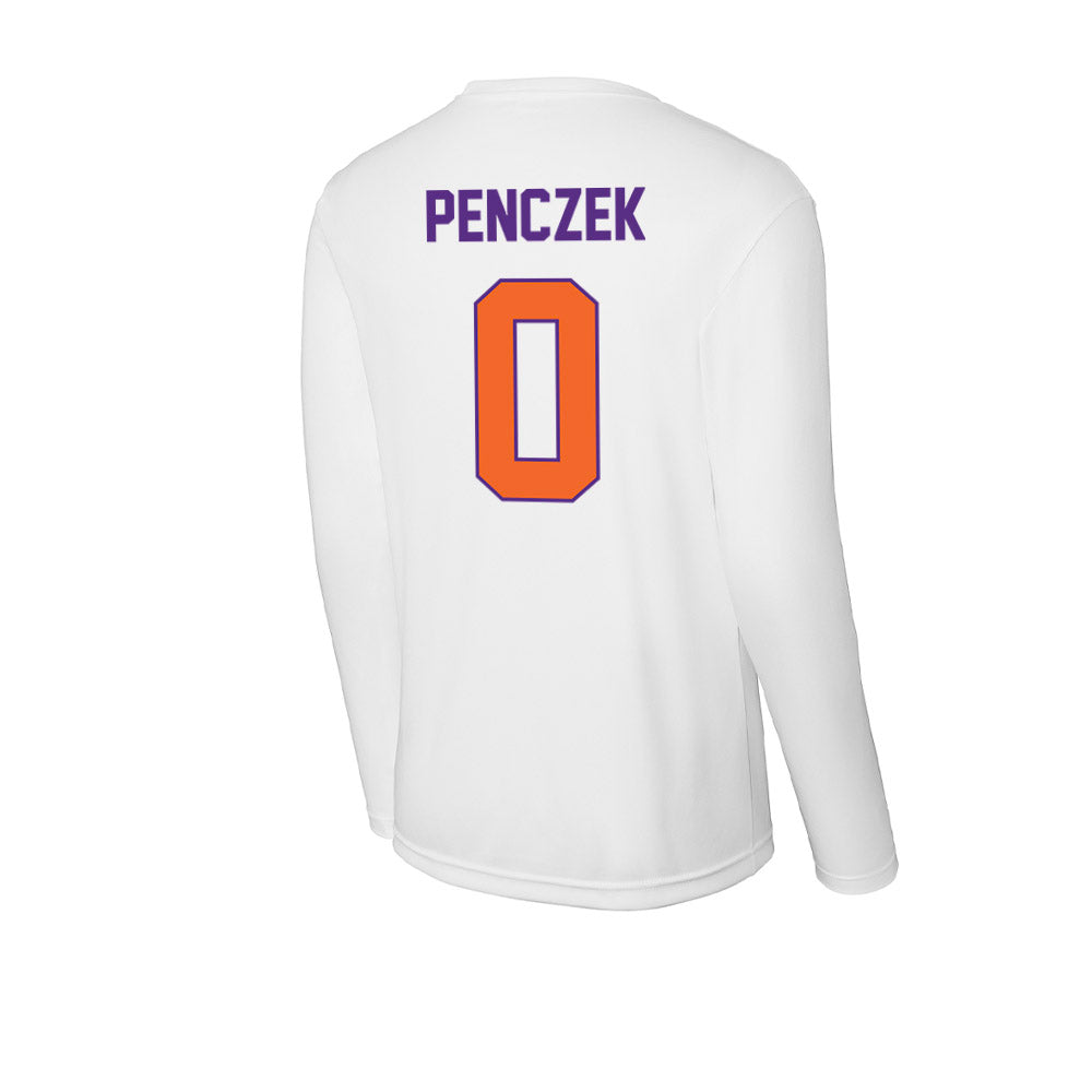 Clemson - NCAA Women's Lacrosse : Emma Penczek - Activewear Long Sleeve T-Shirt-1