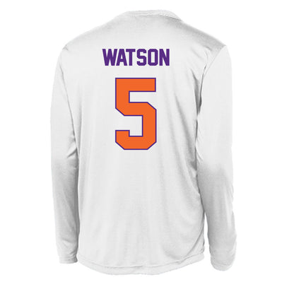 Clemson - NCAA Men's Soccer : Terry Watson - Activewear Long Sleeve T-Shirt