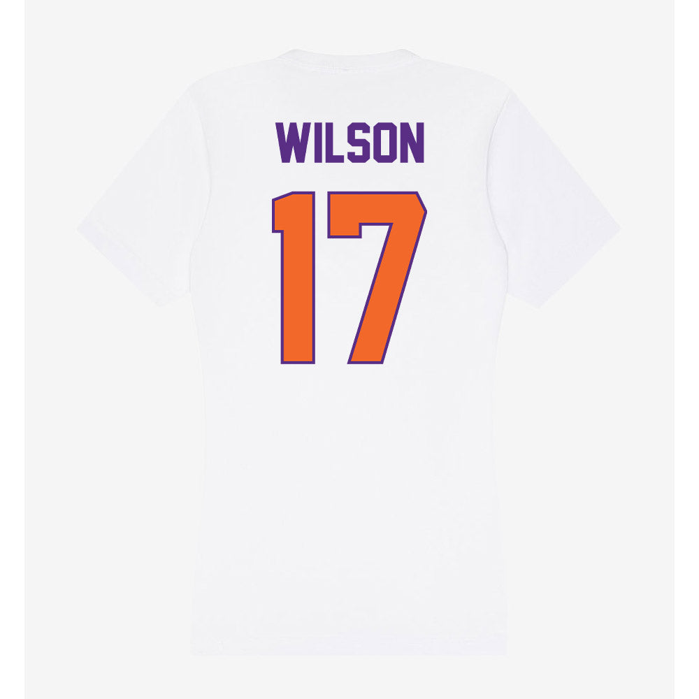 Clemson - NCAA Softball : Ava Wilson - Women's V-Neck T-Shirt-1