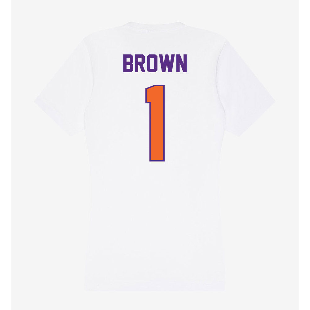 Clemson - NCAA Football : Max Brown - Women's V-Neck T-Shirt-1