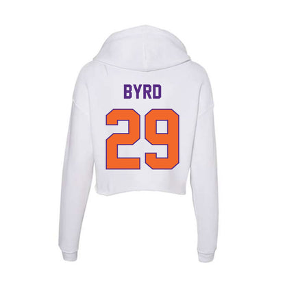 Clemson - NCAA Football : Chase Byrd - Women's Crop Fleece Hoodie-1